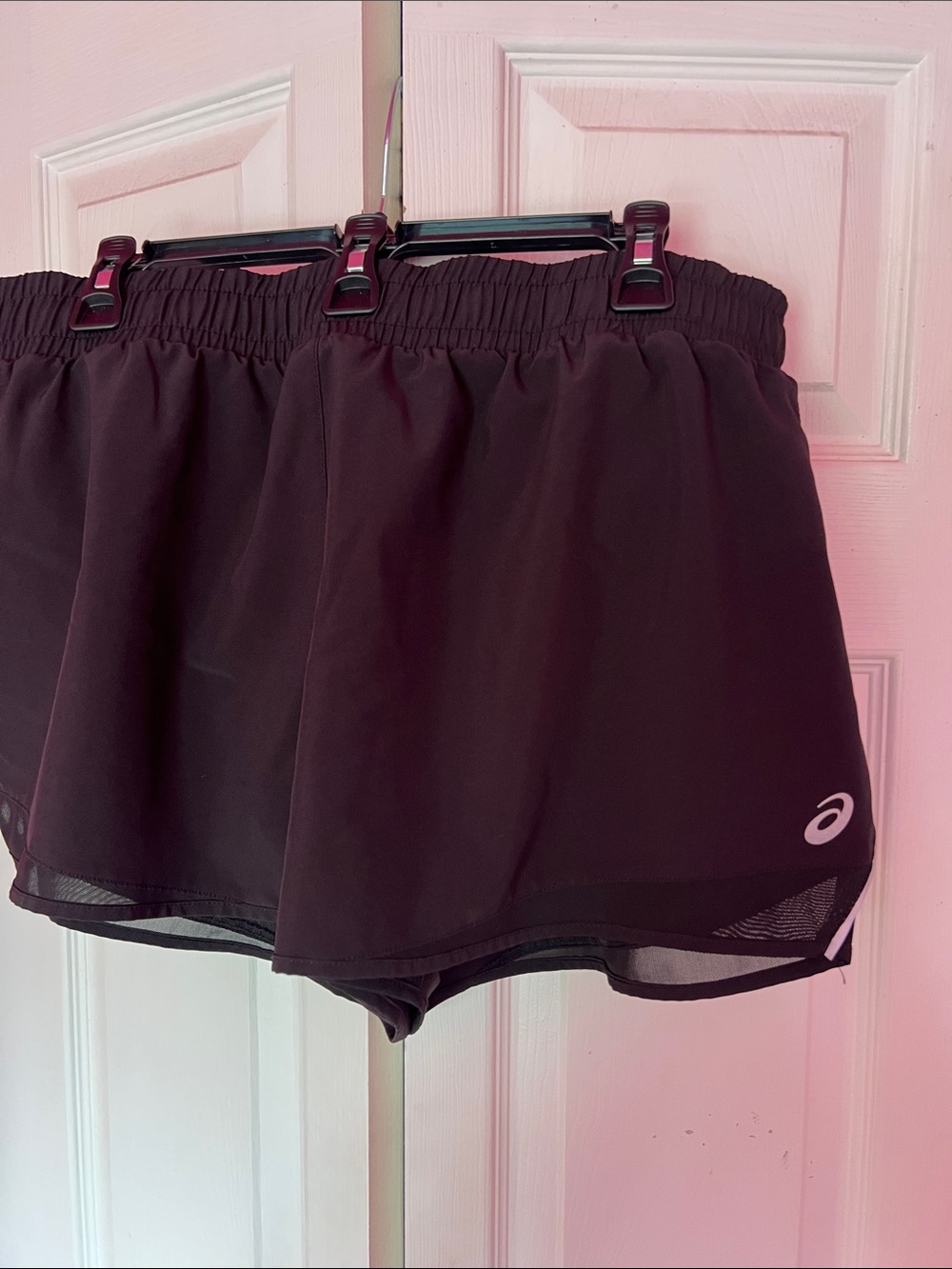 ASICS Black Women's Athletic Running Shorts Size SIZE XL